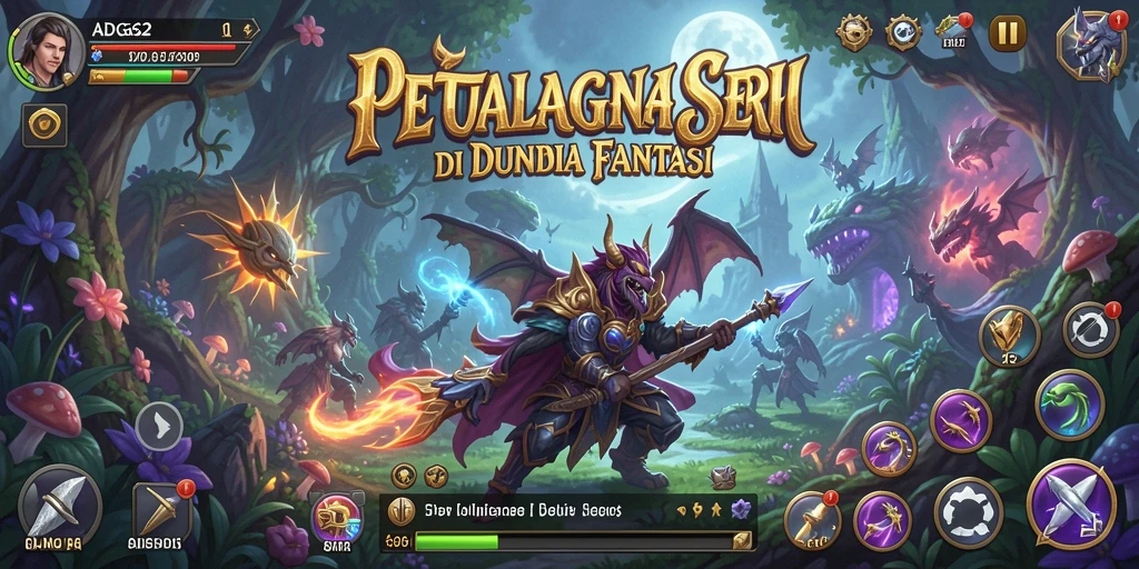 Screenshot menampilkan aksi seru dalam gameplay petualangan.