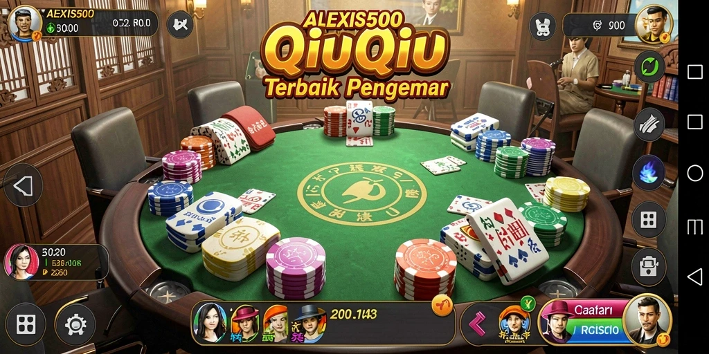 Tampilan menarik dari gameplay QiuQiu ALEXIS500.