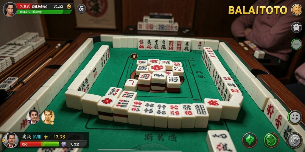Tampilan menarik dari gameplay Mahjong di BALAITOTO.