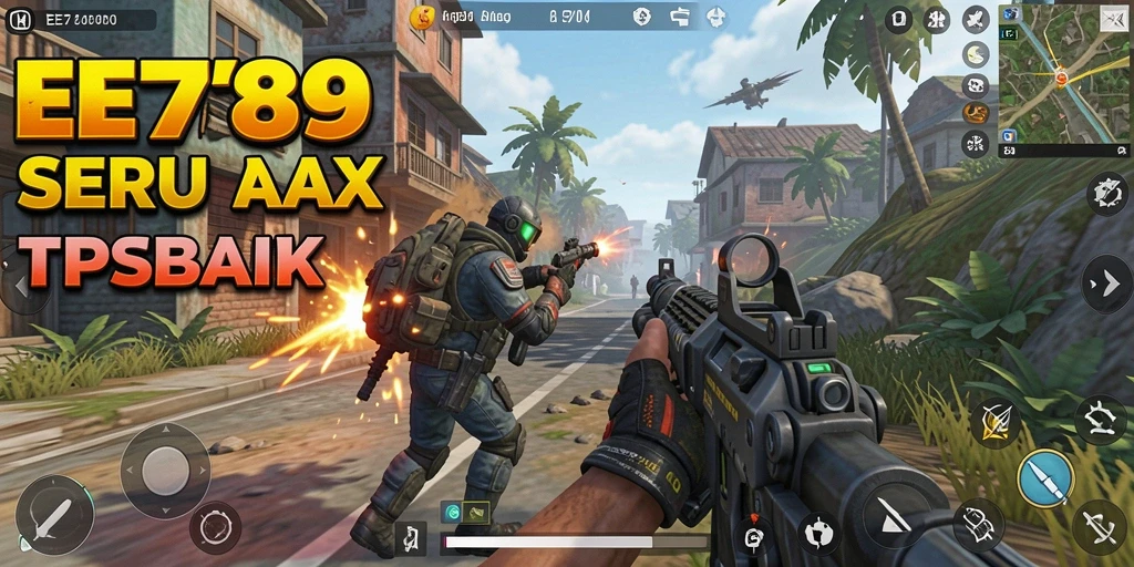 Screenshot menampilkan aksi gameplay menegangkan dalam EE789.