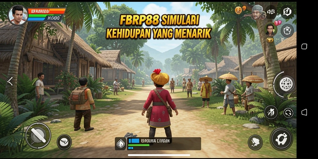 Tampilan gameplay FBRP88 yang penuh warna dan detail.