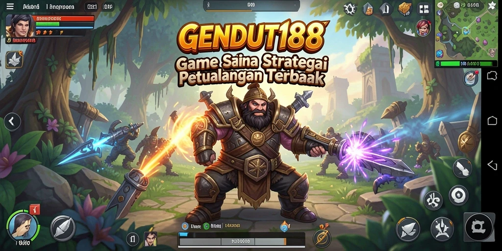 Tampilan utama gameplay GENDUT188 dengan strategi menegangkan.