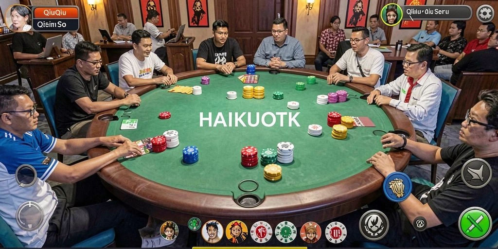 Tampilan gameplay HAIKUOTK menampilkan serunya pertarungan QiuQiu.