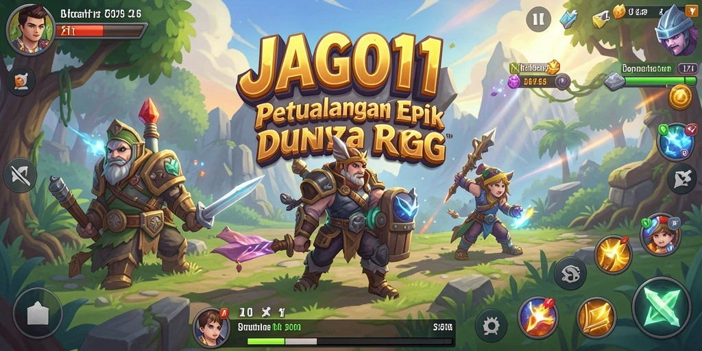 Tangkapan layar gameplay JAGO11 yang menunjukkan aksi RPG yang mendebarkan.