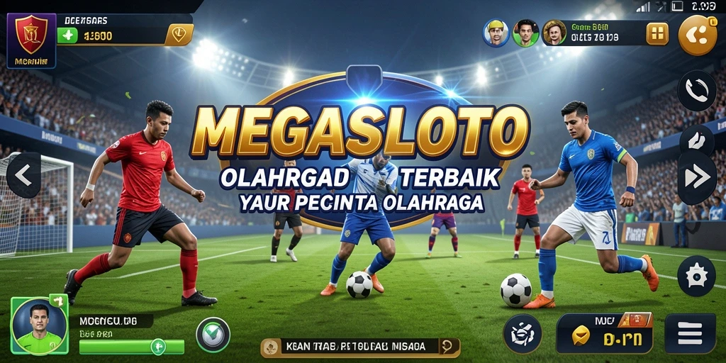 Tampilan menarik dari gameplay <strong>MEGASLOTO</strong> yang penuh aksi olahraga.