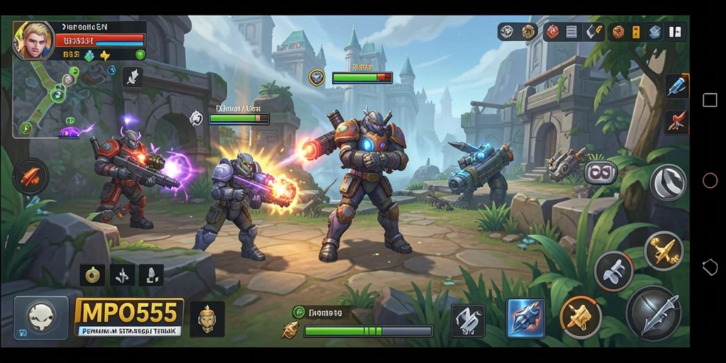 Tampilan menarik saat gameplay MPO555 yang mendebarkan.