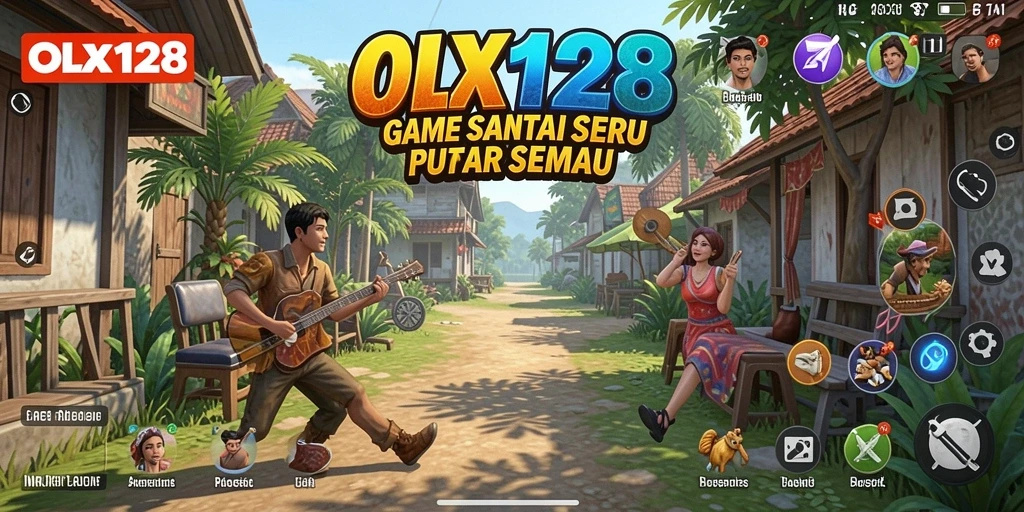 Tampilan gameplay OLX128 yang menyenangkan dan interaktif.