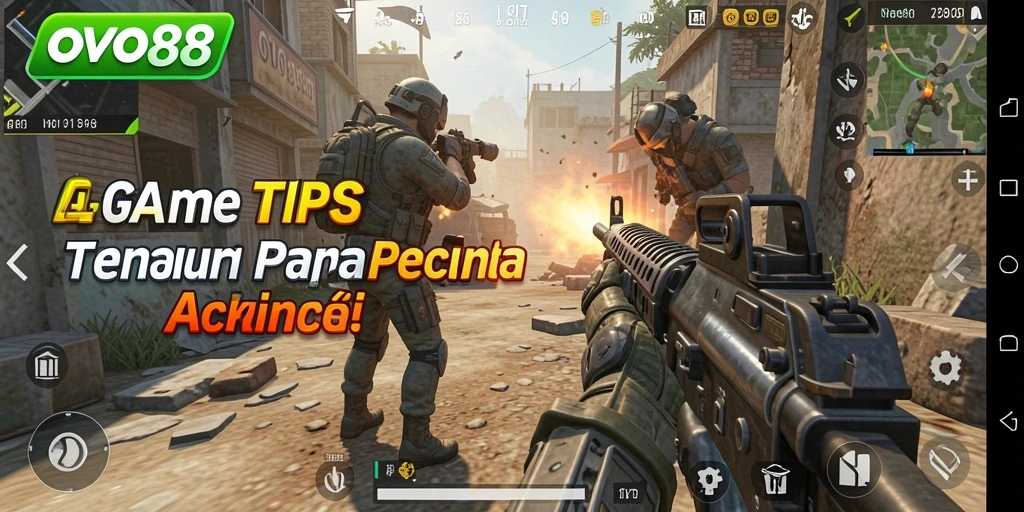 Tampilan gameplay OVO88 yang mendebarkan dalam aksi TPS.
