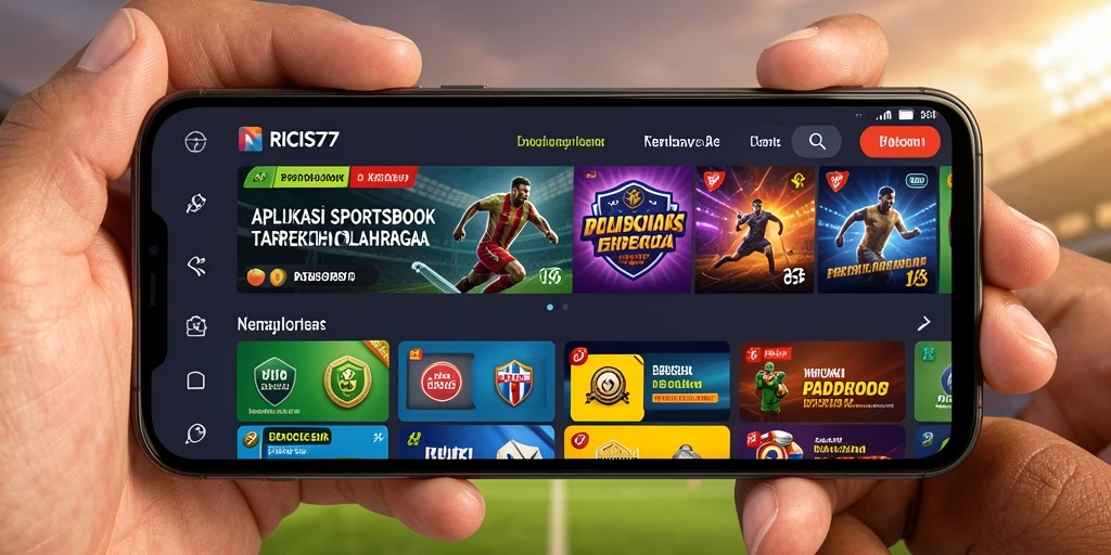 Tampilan screenshot RICIS77 dengan gameplay taruhan olahraga yang menarik.
