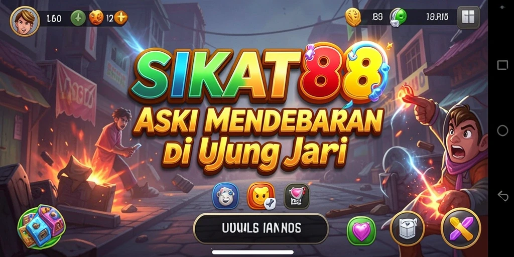 Screenshot SIKAT88 menampilkan pertarungan seru dan aksi mendebarkan.