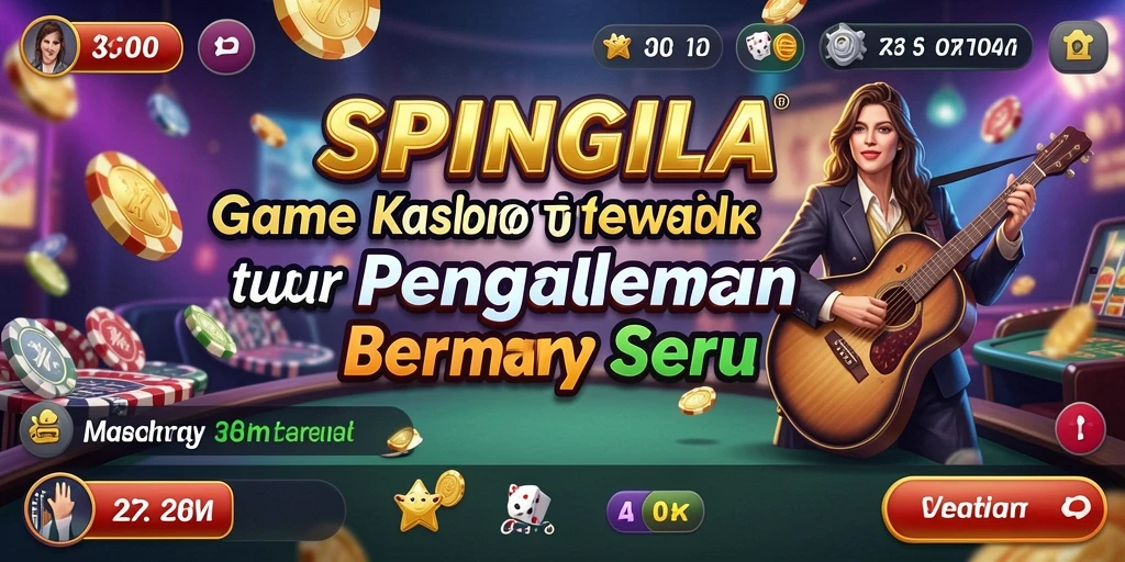 Tampilan gameplay SPINGILA yang menarik dan interaktif.