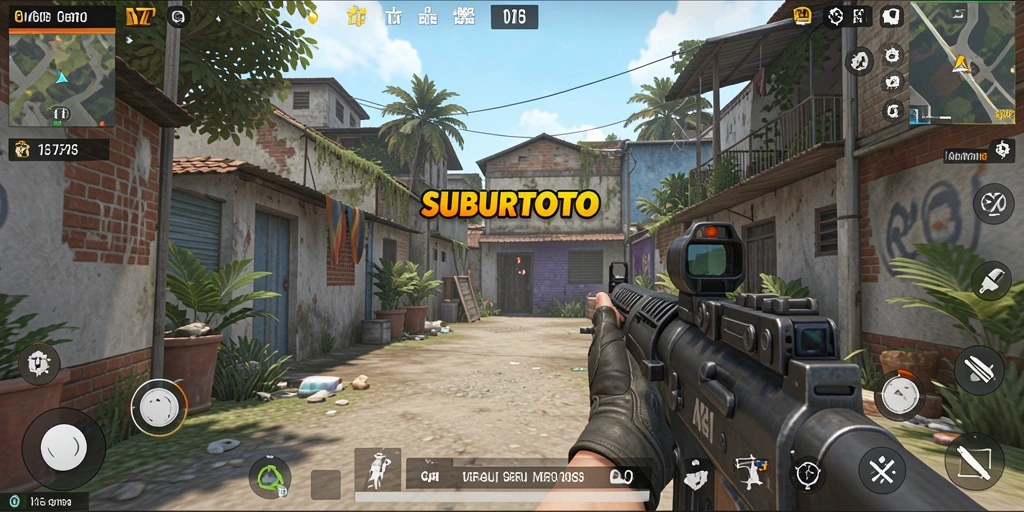 Gameplay seru SUBURTOTO dengan aksi TPS yang mendebarkan.