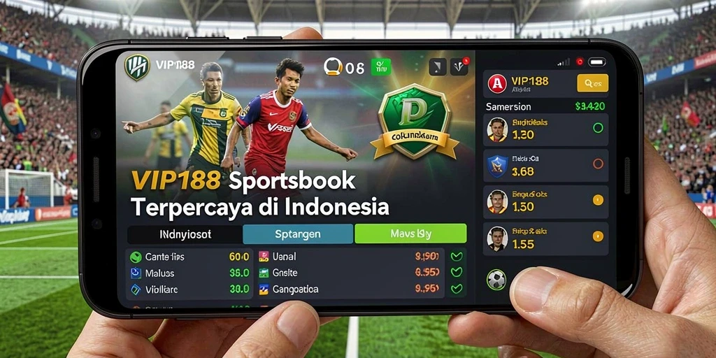 Tampilan gameplay sportsbook VIP188 yang menarik dan interaktif.