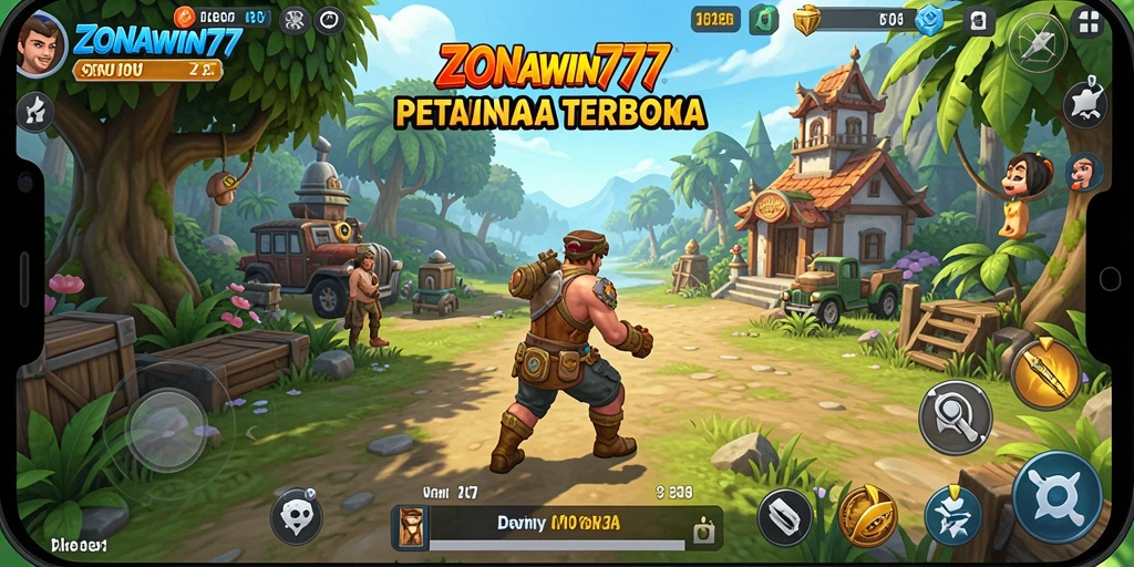 Tampilan gameplay ZONAWIN777 yang menakjubkan di dunia terbuka.